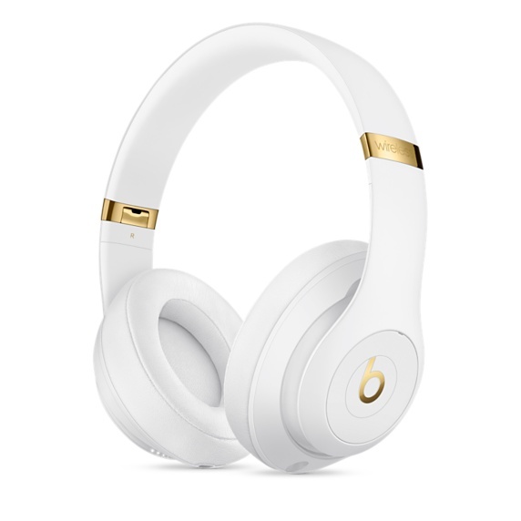 Beats: Studio3 Wireless Over-Ear Headphones - with Pure Active Noise Cancellation -White