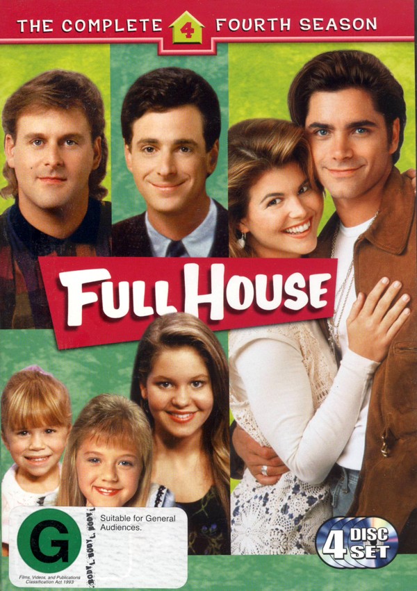 Full House - Complete Season 4 (4 Disc Set) on DVD image