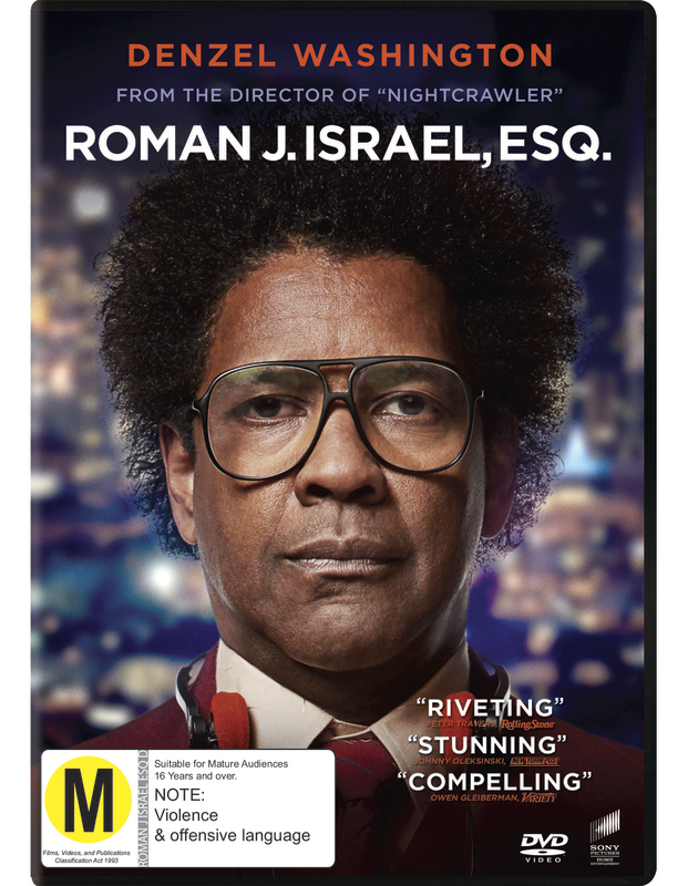 Roman J. Israel, Esq DVD Buy Now at Mighty Ape