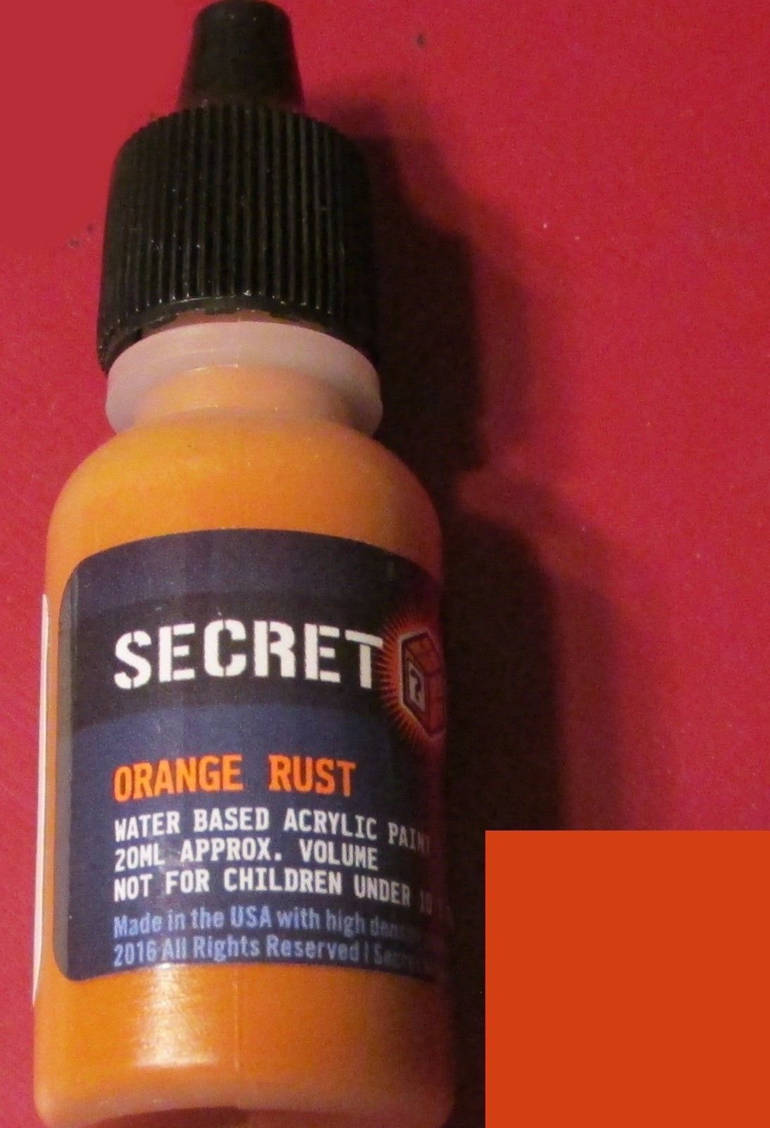 Secret Weapon Acrylics: Rust Orange image