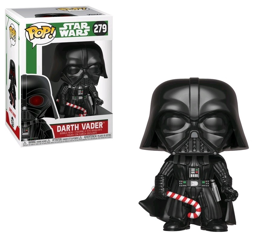 Star Wars: Holidays - Darth Vader (with Candy Cane) Pop! Vinyl Figure (with a chance for a Chase version!) image