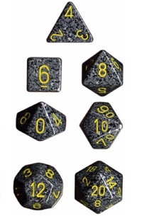 Chessex - Polyhedral Dice Set - Urban Camo Speckled image