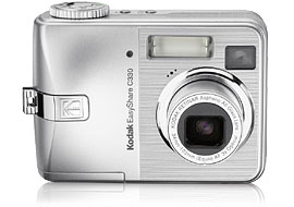 Kodak C330 Digital Camera with Sample Inkjet 4.0MP 3X Digital Zoom Retinar Lens 1.5"Indoor/Outdoor disp 16MB internal memory SD/