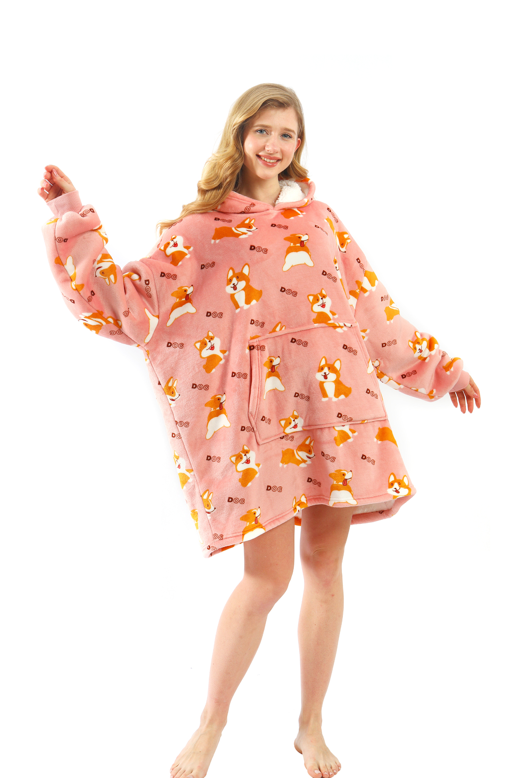 Printed Cuddle Hoodie Blanket at Mighty Ape NZ