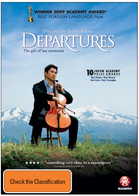 Departures on DVD image