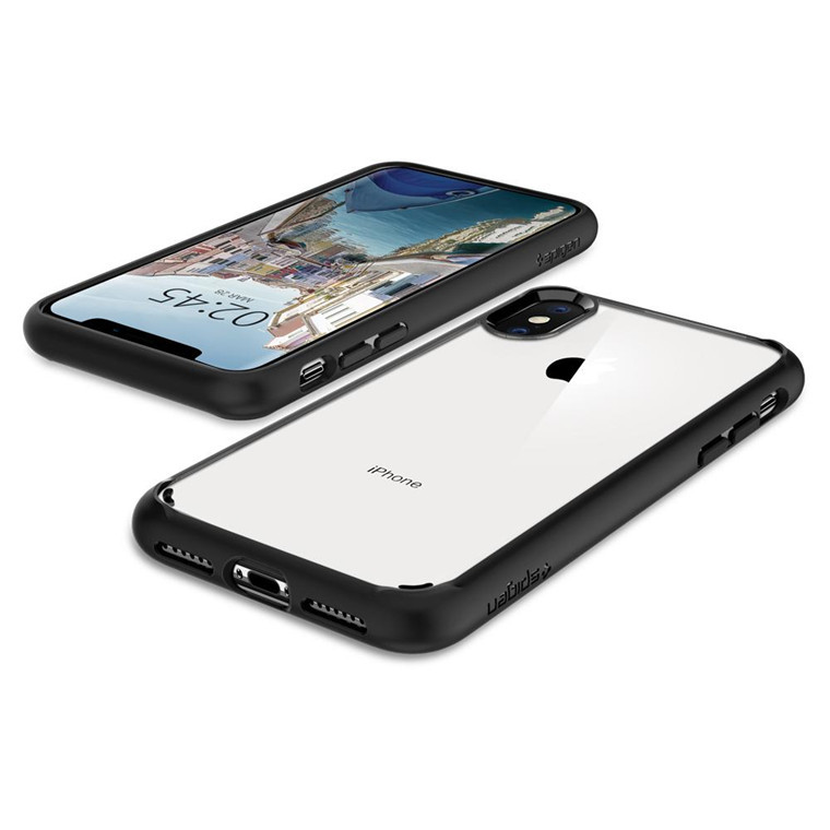 Spigen: Ultra Hybrid Case for iPhone XS Max - Clear/Black image