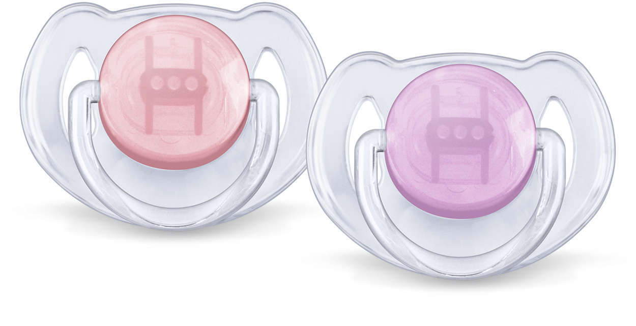 Philips Avent 0-6m Translucent Soother (2 Pack) image