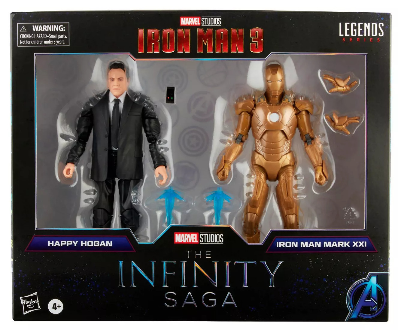 Marvel Legends: Happy Hogan & Iron Man Mark 21 - 6" Action Figure Set