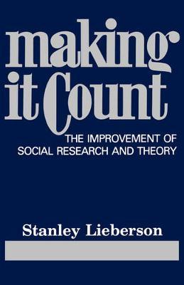 Making It Count by Stanley Lieberson image