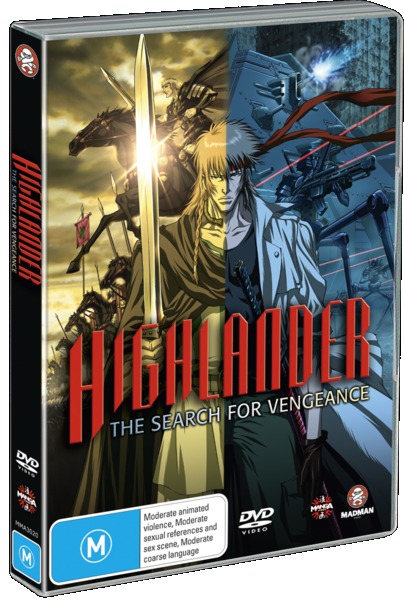Highlander - The Search For Vengeance on DVD image