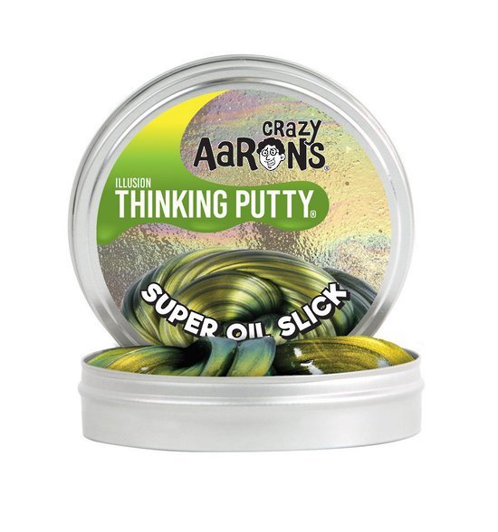 Crazy Aarons Thinking Putty: Super Oil Slick - Mini Tin