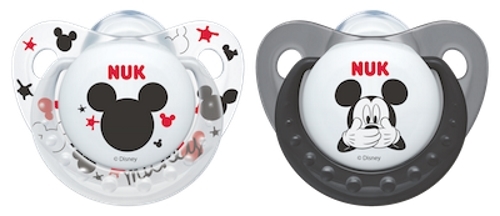 NUK Disney Mickey & Minnie Mouse Soother - 2 Pack (0-6m)