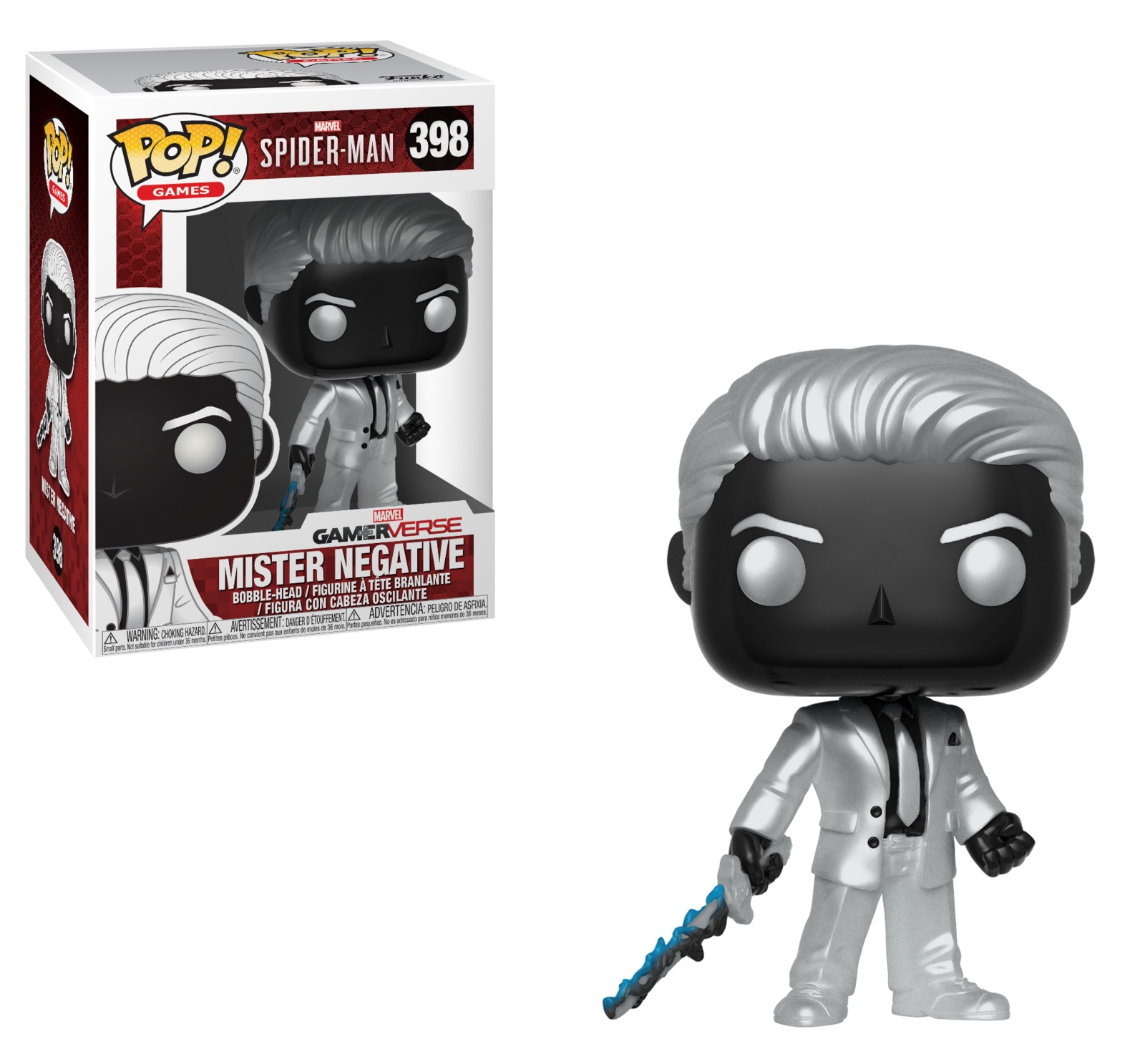 Spider-Man (PS4) - Mister Negative Pop! Vinyl Figure