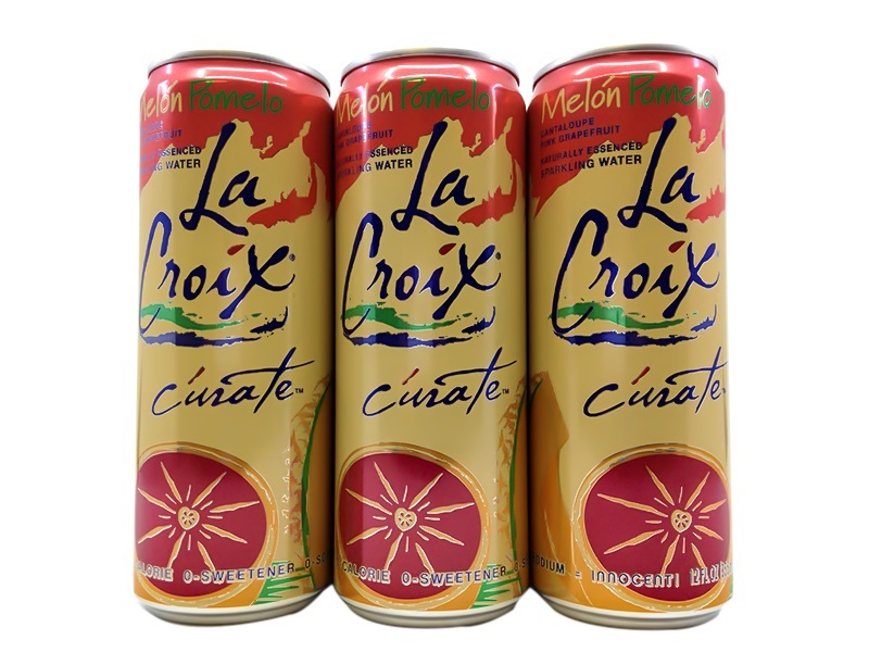 La Croix Curate Sparkling Water - Pink Grapefruit 355ml Can (8 Pack)