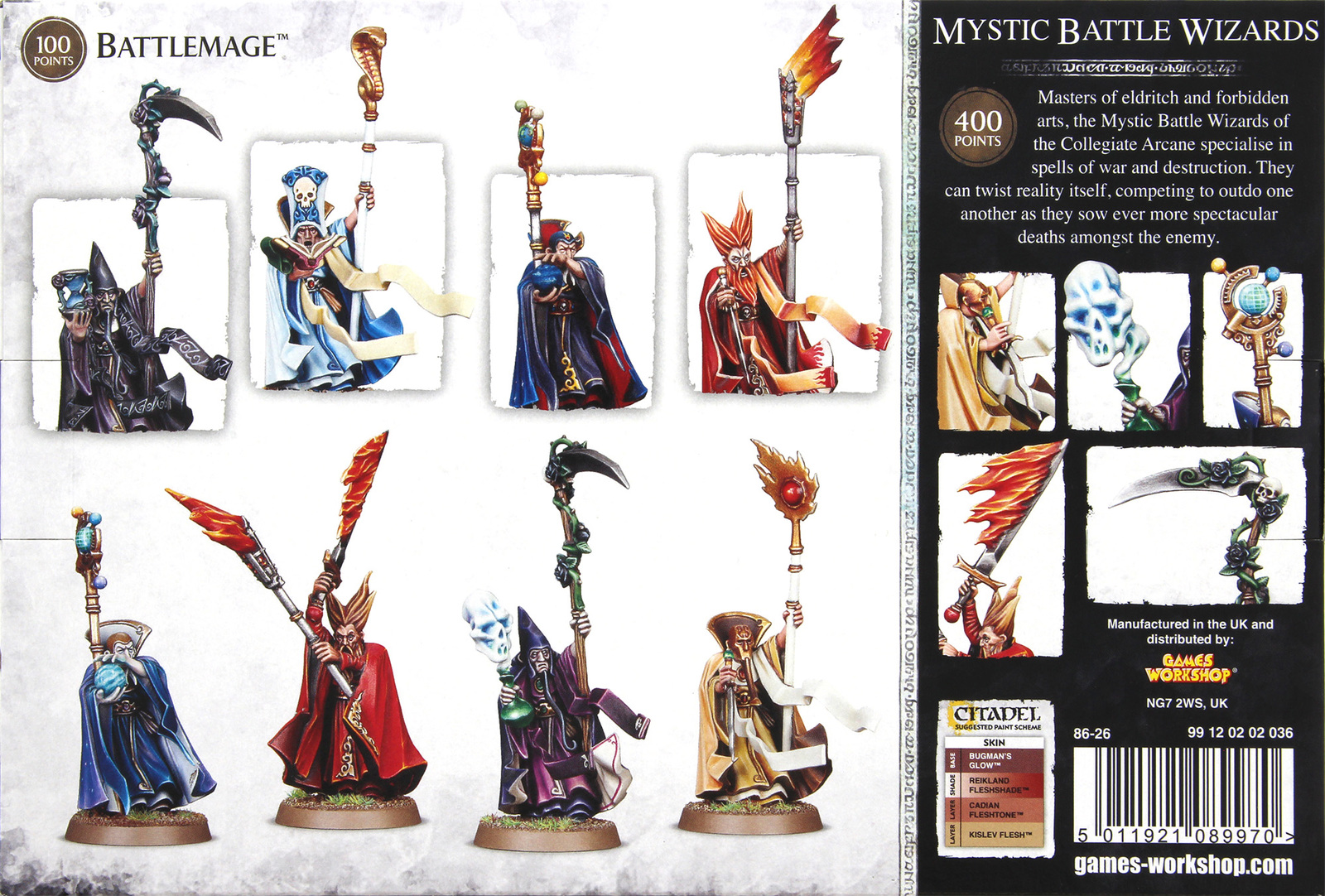 Warhammer Age of Sigmar: Collegiate Arcane Mystic Battle Wizards