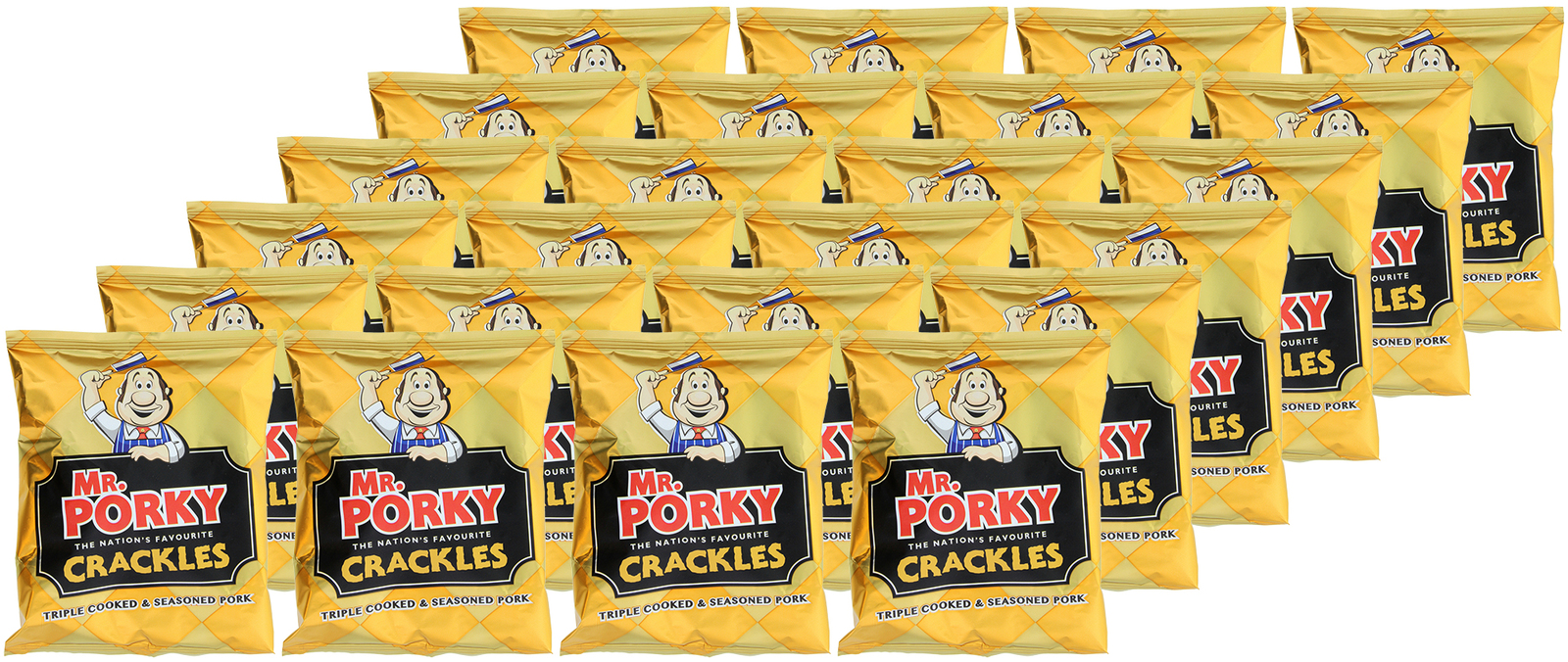 Mr. Porky Pork Crackles (24 x 45g)