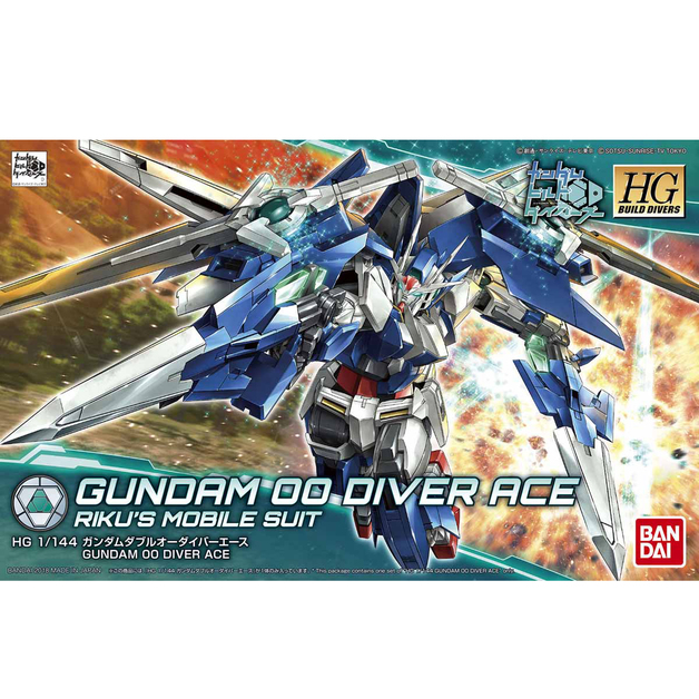 HGBD 1/144 Gundam 00 Diver Ace - Model kit