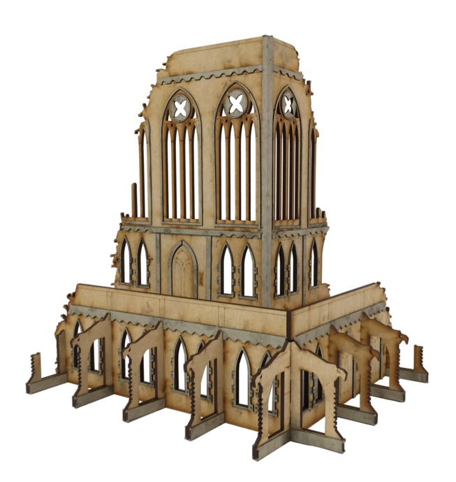 TTCombat: Tabletop Scenics – Gothic Corner Ruins B