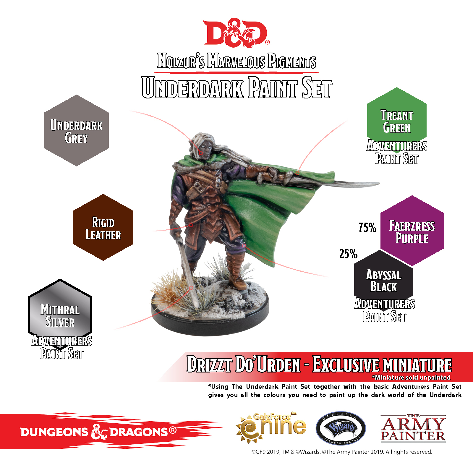 Army Painter D&D Underdark - Paint Set