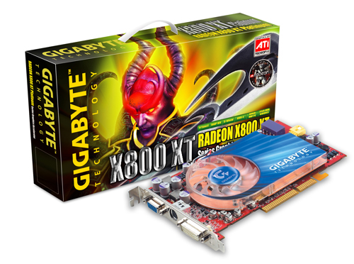 Gigabyte Graphics Card Radeon X800 XT 256M VIVO AGP