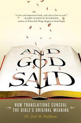 And God Said by Joel M Hoffman image