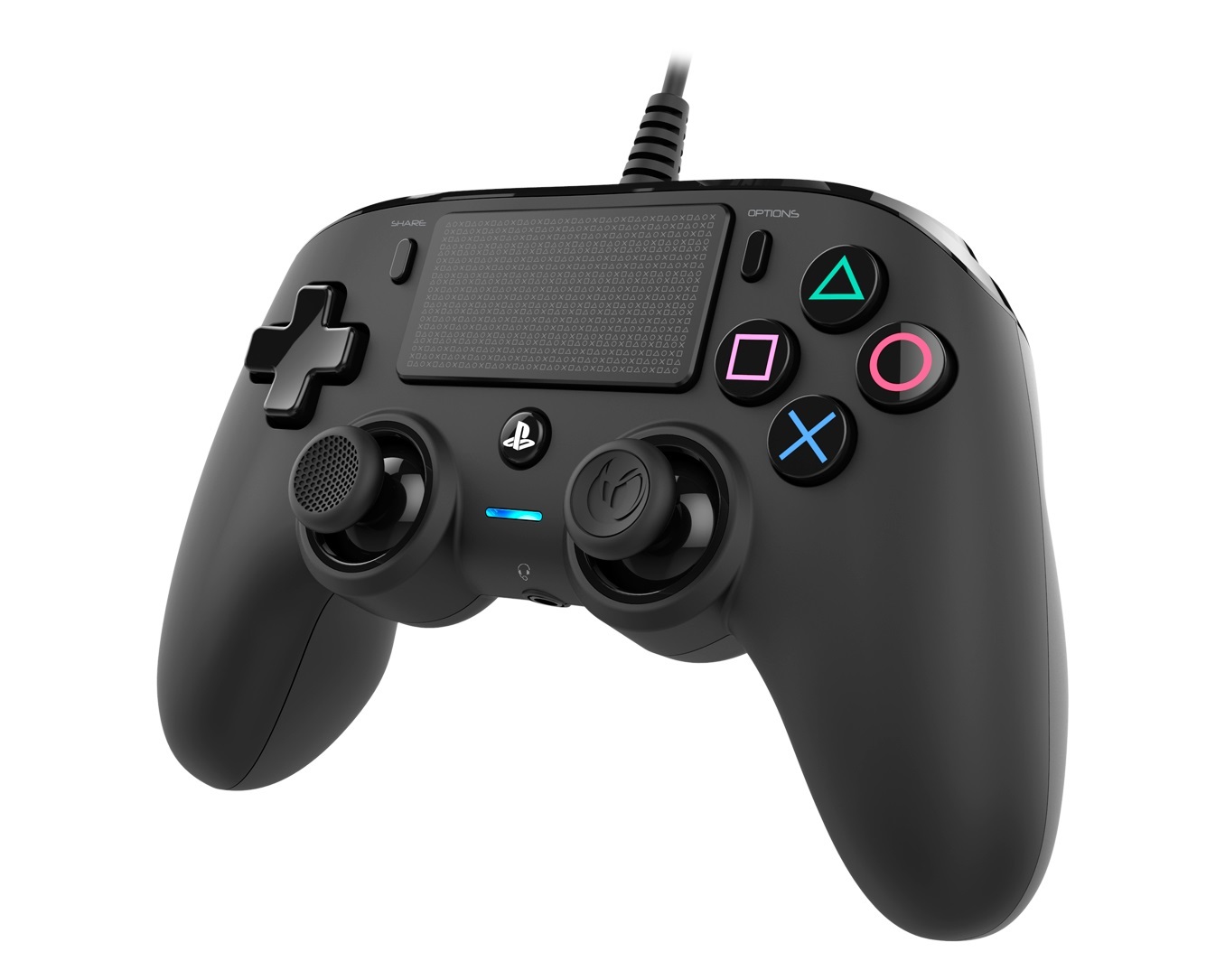 Nacon PS4 Wired Gaming Controller - Black on PS4