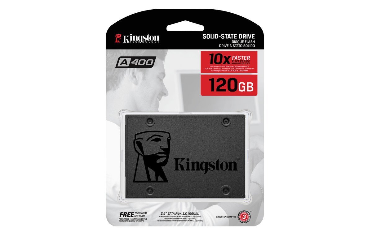 Kingston: A400 120Gb Sata 3 2.5" Ssd image