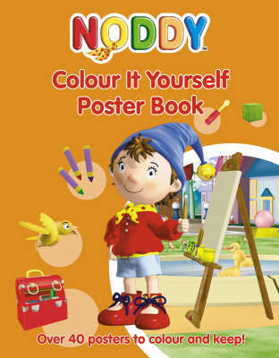 Noddy Colour it Yourself Poster Book by Enid Blyton image