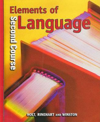 Elements of Language, Second Course by Professor Lee Odell, PhD image