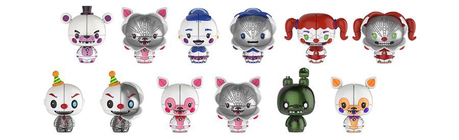 FNAF Sister Location Pint Size Heroes Random 6-Pack