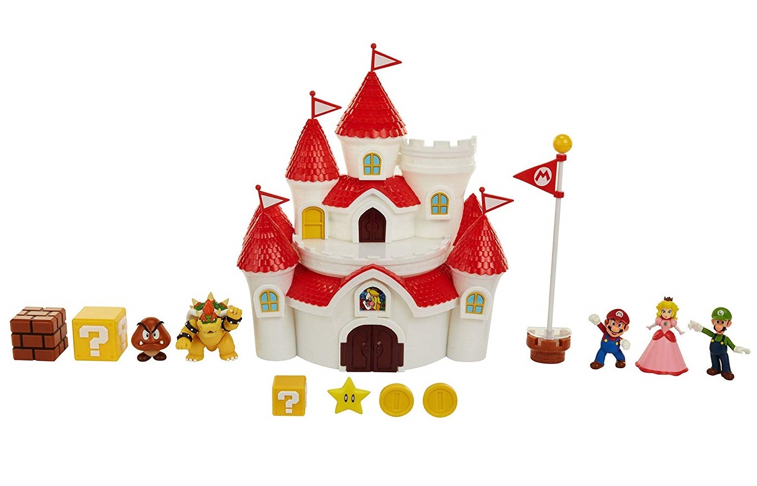 Buy Mushroom Kingdom Castle Deluxe Playset at Mighty Ape Australia