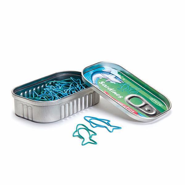 Sardine Paper Clips & Dispenser image