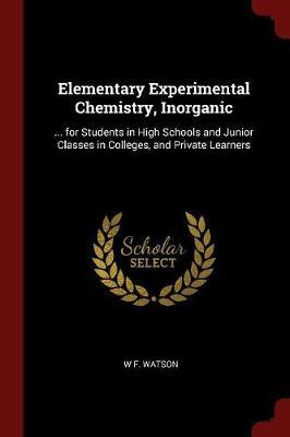 Elementary Experimental Chemistry, Inorganic image