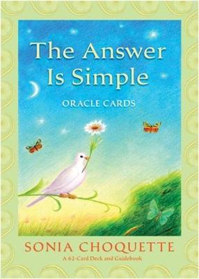 The Answer is Simple Oracle Cards by Sonia Choquette image