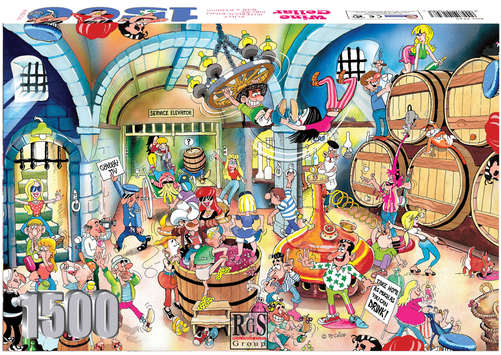 Wine Cellar 1500pc Puzzle Board Game at Mighty Ape NZ