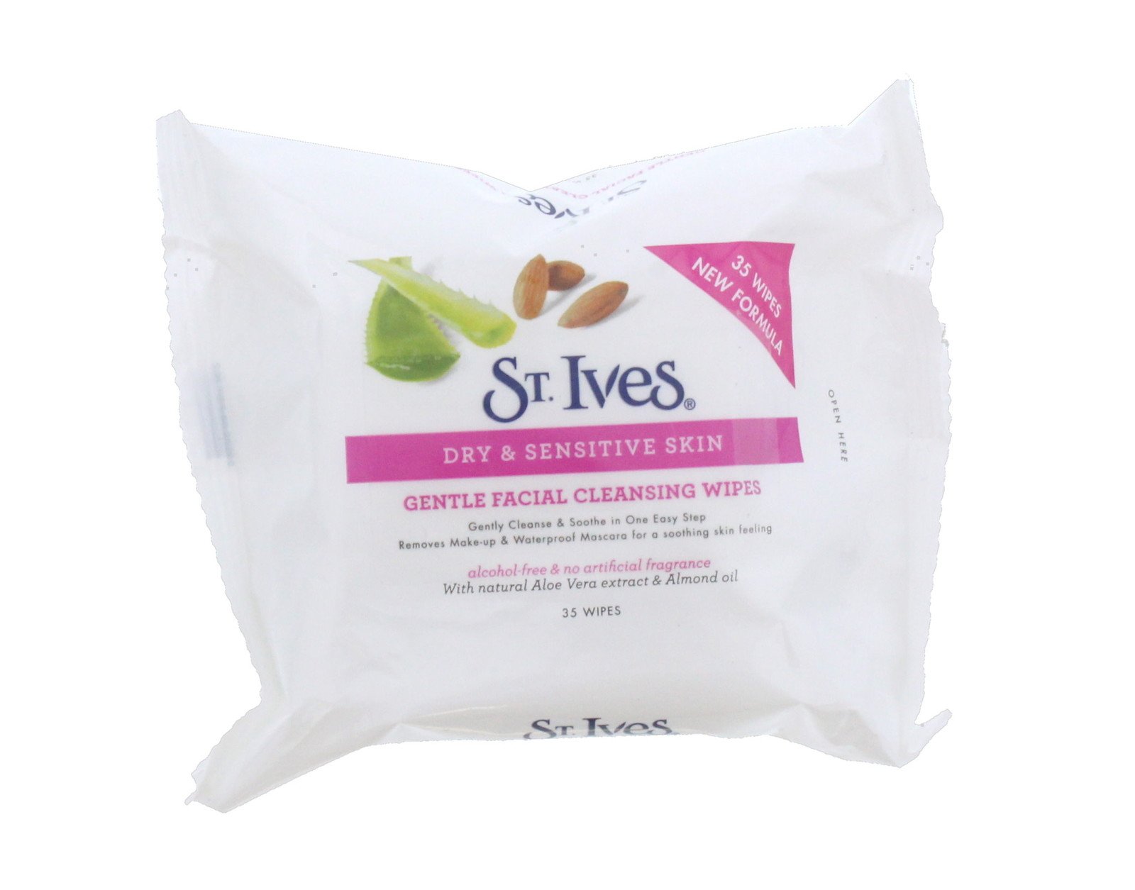 Buy St Ives Facial Cleansing Gentle Wipes 35's at Mighty Ape NZ