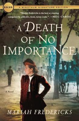 A Death of No Importance by Mariah Fredericks image