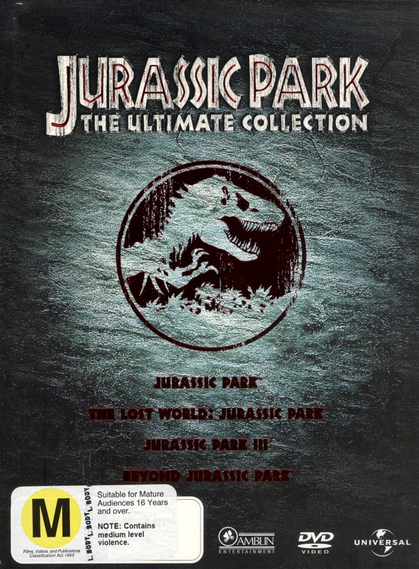 Jurassic Park - The Ultimate Collection (4 Disc Box Set) on DVD image