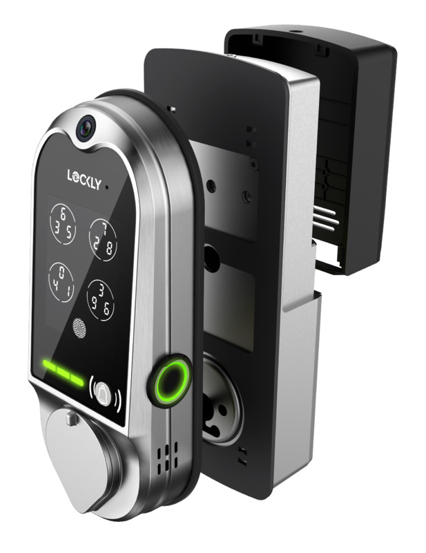 Lockly Vision Smart Lock + Video Doorbell Satin Nickel at Mighty