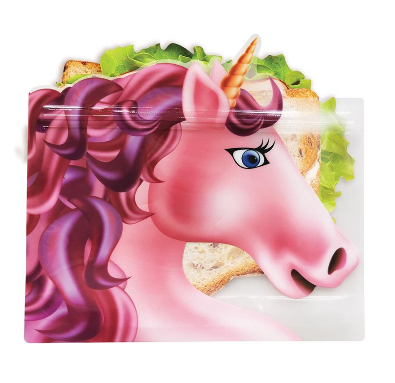 Reusable Zip Bag - Unicorns | at Mighty Ape NZ