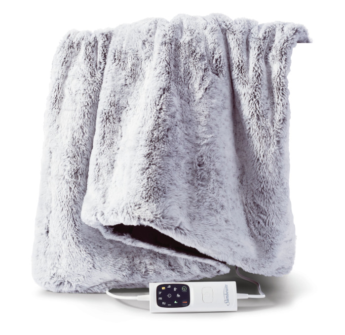 Buy Sunbeam: Feel Perfect - Faux Fur Heated Throw Blanket (120cm x 160cm)  at Mighty Ape NZ