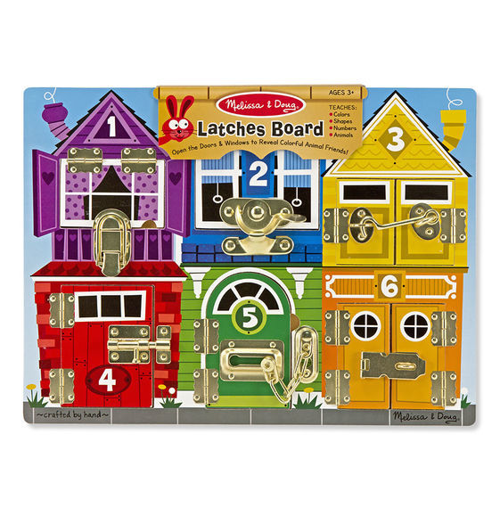 Melissa & Doug - Wooden Latches Board image