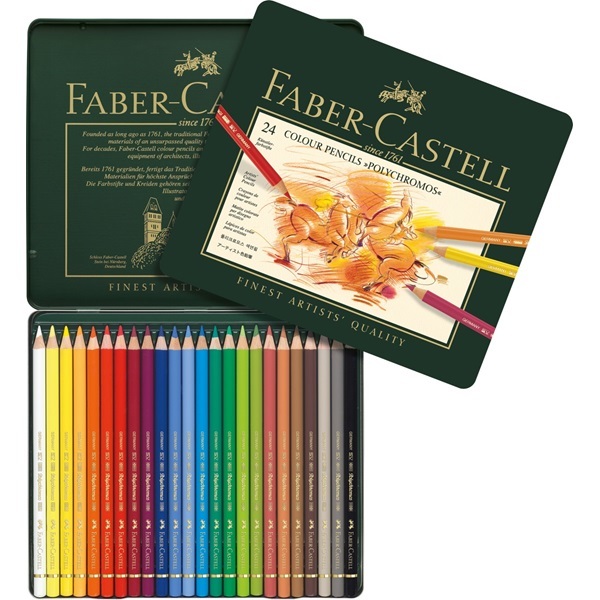 Faber-Castell: Polychromos Artist Colouring Pencils (Tin of 24) image