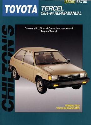 Toyota Tercel 1.5 Estate and Hatchback, 1982-88 by Chilton Automotive Books image