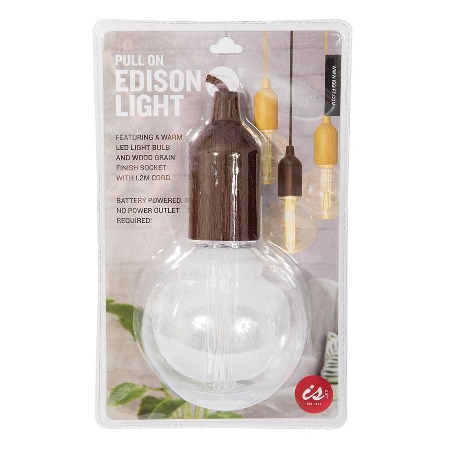 Pull On Edison Light