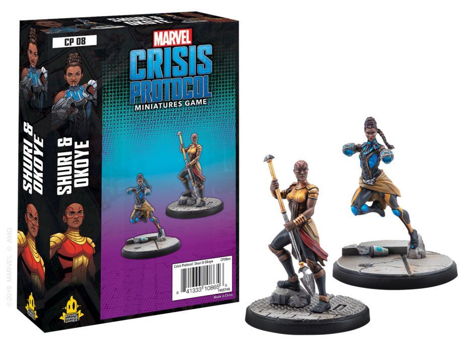 Marvel Crisis Protocol Miniatures Game Shuri & Okoye Expansion image