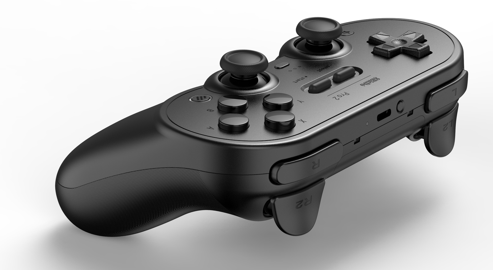 8BitDo Pro 2 Bluetooth Gamepad (Black edition) on Switch