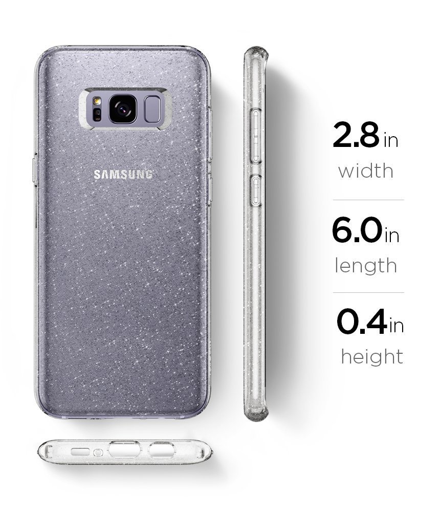 Spigen: Galaxy S8 - Liquid Crystal Glitter Case (Crystal Quartz) image