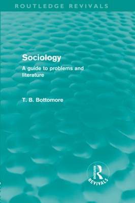 Sociology by Tom B. Bottomore image