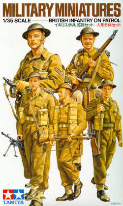 Tamiya British Infantry on Patrol 1:35 Model Kit image